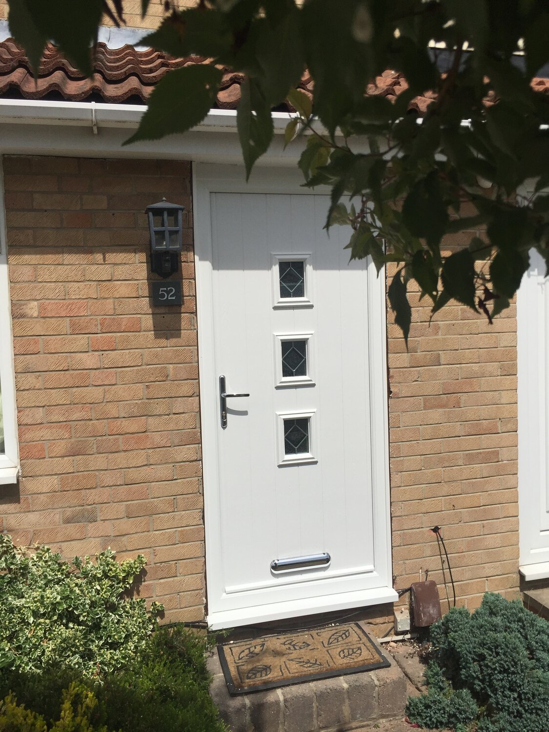 Composite front door fitted by Double Glazing Plus
