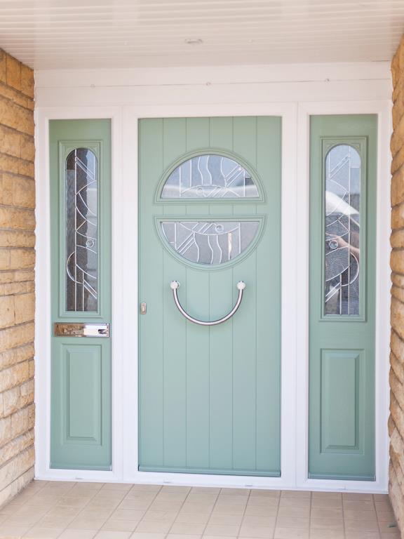 Composite front door fitted by Double Glazing Plus