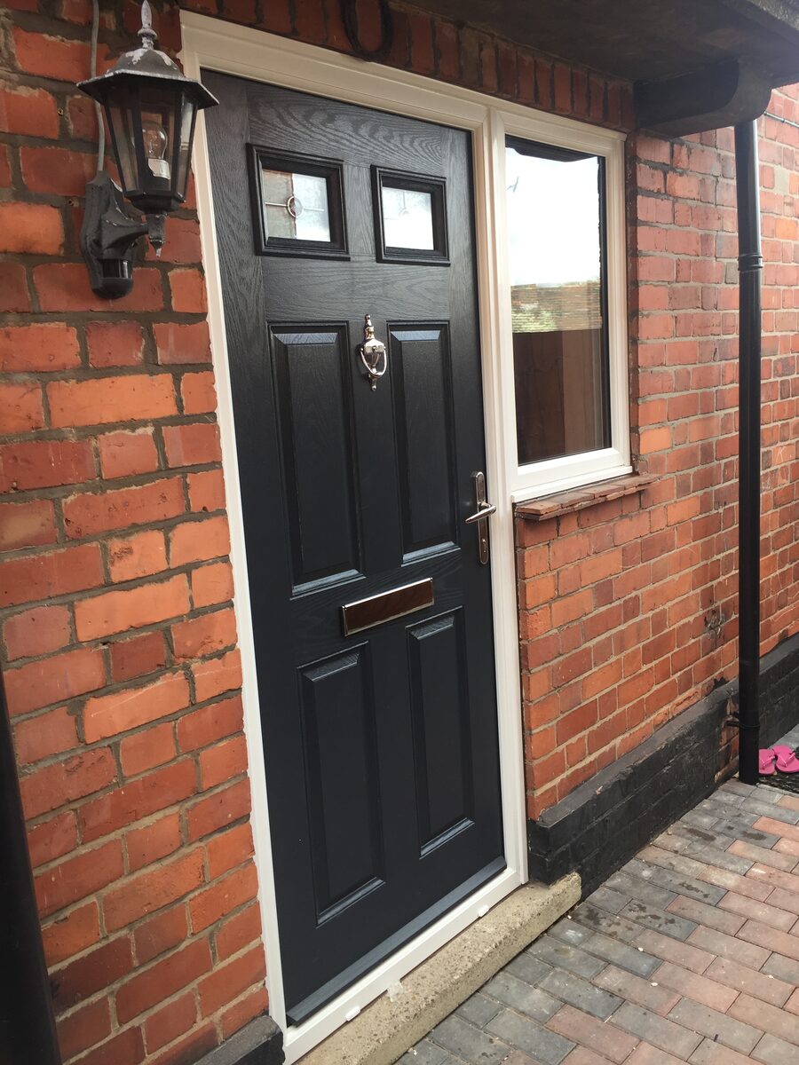 Composite front door fitted by Double Glazing Plus