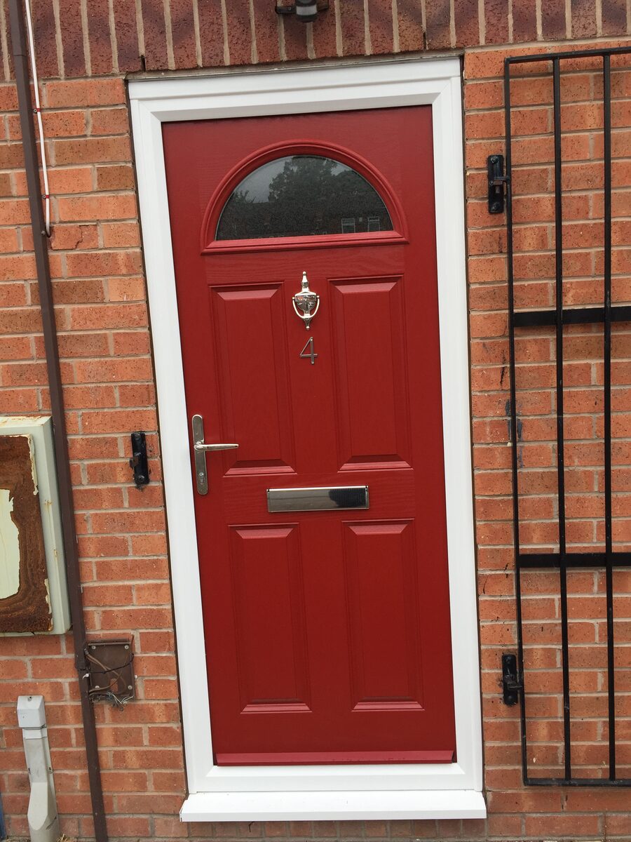 Composite front door fitted by Double Glazing Plus