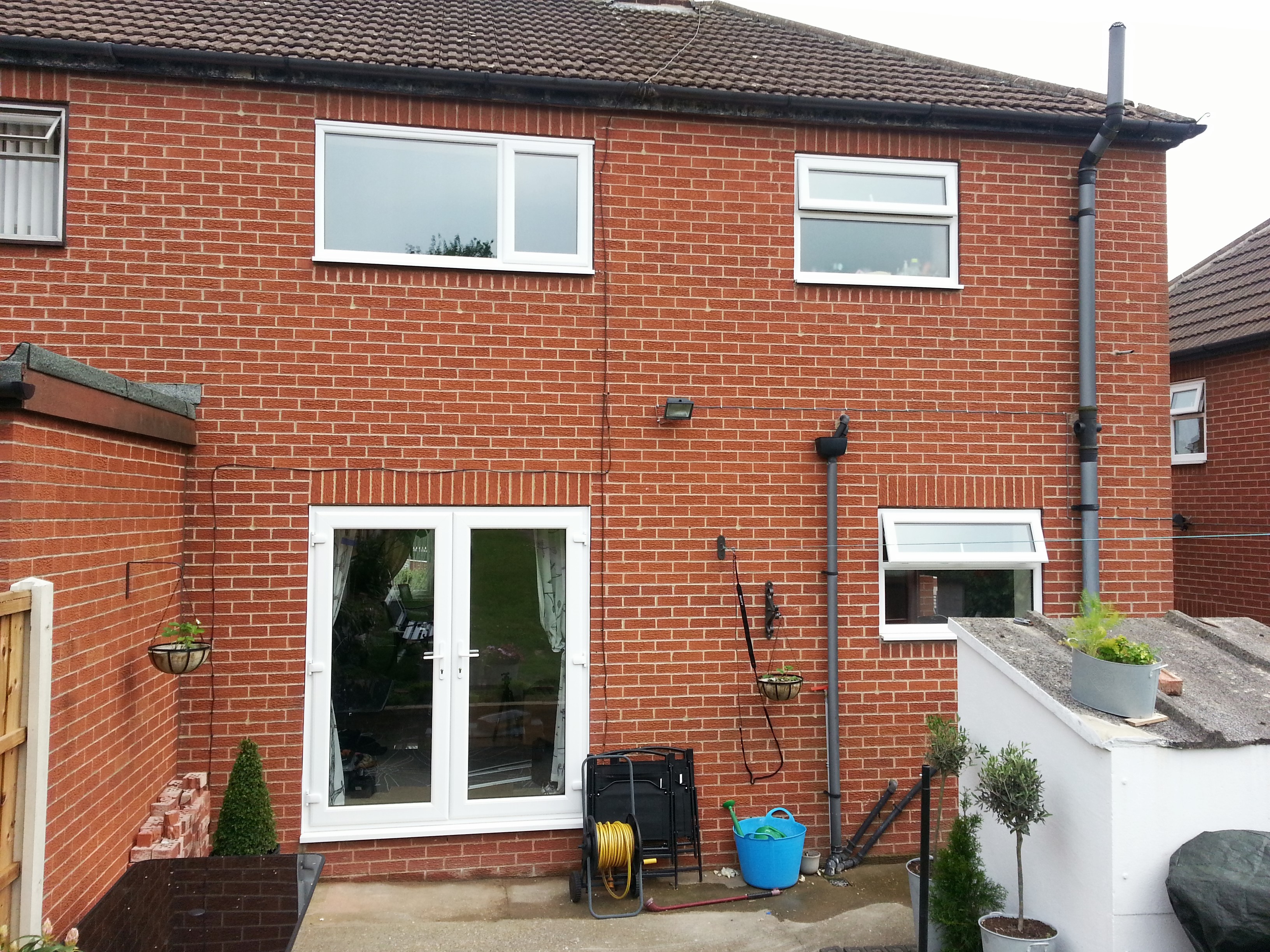 uPVC French doors and casement windows installed — Nottingham