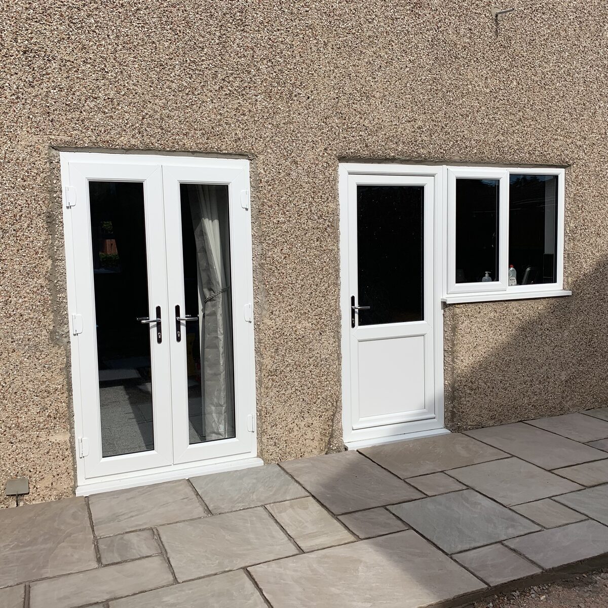 uPVC door fitted by Double Glazing Plus